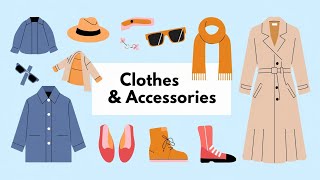 Clothes amp Accessories Vocabulary In English  Clothes and Accessories Vocabulary [upl. by Ravens]