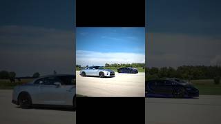 GTR R35 vs Bugatti Chiron 🔥 [upl. by Arbmahs]