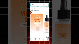 Glow Q Vitamin C Face Serum Best Face Serum  Haw To Remove Tanning  Dark Spot Removal  facts [upl. by Liew986]