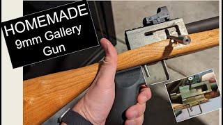 Homemade 9mm Gallery Gun [upl. by Aset]