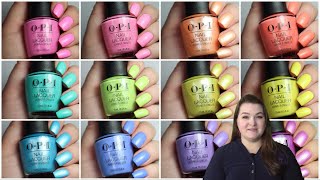 OPI Make the Rules  Summer 2023  Live Application  Comparisons [upl. by Yelrebma720]