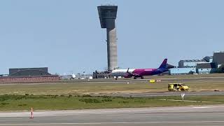 WIZZ AIR AIRBUS A321231 TAKEOFF FROM COPENHAGEN WARSAW aviationplanespotting [upl. by Selway]