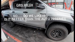 2024 GR Sport Toyota Hilux Do we think its better than our 4cylinder Auto 79series few comparisons [upl. by Batha]