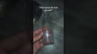 Hair spray for hair growth  only one ingredient hair hairgrowth [upl. by Losyram323]