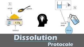 Dissolution  🧪 Protocole  chimie [upl. by Starkey]