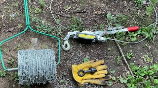 Speedco barbed wire puller how it works [upl. by Moise553]