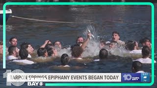 69 young men prepare to dive for cross in 118th Epiphany celebration [upl. by Newra]