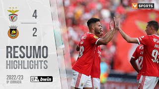 Highlights  Resumo Benfica 42 Rio Ave Liga 2223 9 [upl. by Adaj]