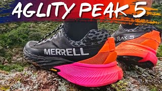 MERRELL AGILITY PEAK 5  RESEÑA UltraSersh [upl. by Dick686]