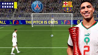 Paris Saint Germain Vs FC Barcelona UEFA penalty shootout 🔥 efootball [upl. by Initof]