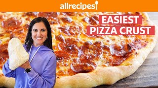 How to Make The Fastest amp Easiest Pizza Crust  Quick amp Easy KidFriendly Food  Allrecipes [upl. by Hyo]