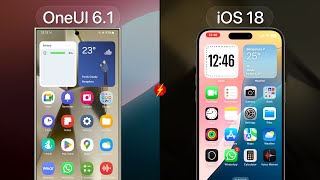 iOS 18 vs OneUI 61  APPS ANIMATIONS [upl. by Acissej]