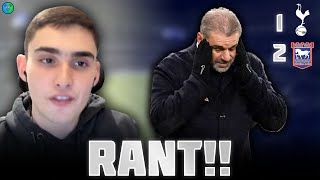 🤬SHAMBLES  CHARLIES EPIC RANT AFTER SPURS LOSE AT HOME TO IPSWICH [upl. by Noy]