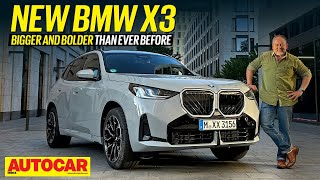 New BMW X3 review  Bigger and better equipped but is it still fun to drive  Drive Autocar India [upl. by Gladis]