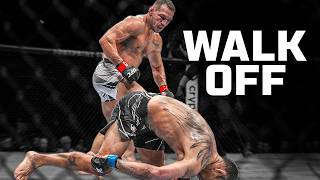 The Greatest UFC WALK OFF KNOCKOUTS 😡 [upl. by Anerac832]