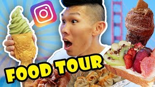 EATING TOUR Top INSTAGRAM Food Spots In SF  Life After College Ep 550 [upl. by Mitchael]