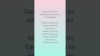 Infinity Jaymes Young Lyrics shorts lyrics jaymesyounginfinity [upl. by Anitac]