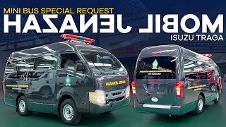 MINIBUS SPECIAL REQUEST  MOBIL JENAZAH  ISUZU TRAGA [upl. by Ferrick28]