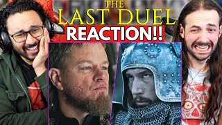 THE LAST DUEL TRAILER REACTION Matt Damon  Ben Affleck  Adam Driver  Jodie Comer [upl. by Feld]