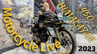 Motorcycle Live NEC 2023  The New Himalayan 450 Prices Now Out [upl. by Ethben]