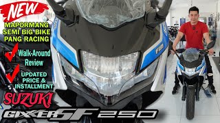 SUZUKI GIXXER SF250 Semi Big Bike Pang Racing Lupit nito [upl. by Kristel625]