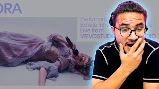 AURORA Exhale Inhale Live Vevo Studio Performance REACTION [upl. by Powe186]