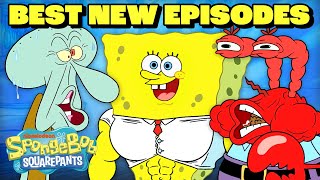 Best of NEW SpongeBob Episodes Part 4  3 Hour Compilation  SpongeBob [upl. by Ardenia]