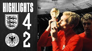 England 42 West Germany  1966 FIFA World Cup Final  Highlights [upl. by Llamaj637]