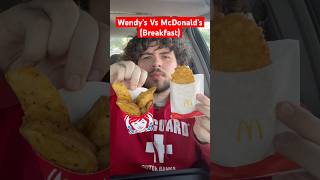 Wendy’s Vs McDonald’s Breakfast wendys mcdonalds foodreview [upl. by Rolfe]