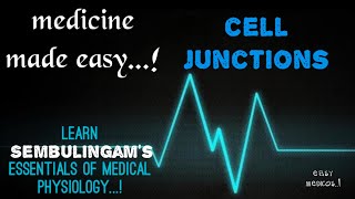 Cell Junctions  physiology  sembulingam  classes in malayalam [upl. by Ytnom717]