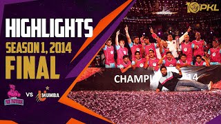 PKL Season 1 Final Highlights Jaipur Pink Panthers vs U Mumba  Watch 1000th Panga on January 15 [upl. by Sessilu471]