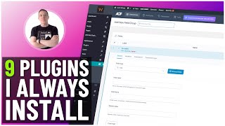 My 9 ESSENTIAL WordPress Plugins For 2023 [upl. by Ramhaj]
