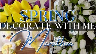 SPRING DECORATING 2024  SPRING DECOR IDEAS MARATHON [upl. by Rosena]