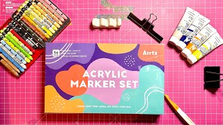 Arrtx Acrylic Markers  Better Than Posca [upl. by Aihsot]