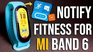 Como Configurar a MI BAND 6 no Aplicativo NOTIFY FITNESS FOR MI BAND 6 [upl. by Enilrae985]