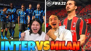 INTER VS MILAN I FIFA 22 [upl. by Ranilopa]