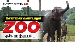 சென்னை வண்டலூர் ஜூ I Vandalur Zoo  Entry fee Rs 200  Chennai Vandalur Zoo Lion Safari [upl. by Nairolf]