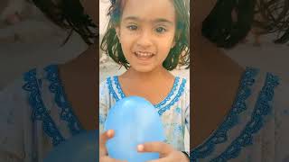 Happy happy song 🎉🎁🎈🥳 taybadailyvlog waterballoon cute familygame [upl. by Macdermot]