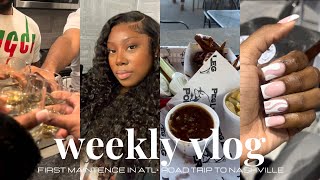 WEEKLY VLOG MY FIRST MAINTENANCE IN ATLANTA  ROAD TRIP TO NASHVILLE  FREAKNIK AT FISK [upl. by Akemed]