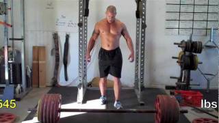 Elliott Hulse Dead Lift  196 lbs [upl. by Heer]