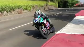 TT 2024  Michael Dunlop Magic Record 26th TT Win  Supersport Race 1 [upl. by Enilehcim]