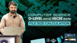 Olevel 2210  IGCSE 0478  Computer Science  File Size Calculation [upl. by Lorenza546]