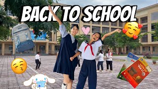 BACK TO SCHOOL  VLOG 4 NGÀY CHUẨN BỊ [upl. by Der867]