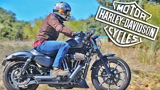 HarleyDavidson Sportster Iron 883  Prueba a fondo [upl. by Idelle934]