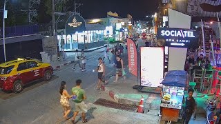 🔴 Hooters Cam  Chaweng  Koh Samui  Thailand  Live Street Webcam  Now in 2160p 4K [upl. by Ezana]