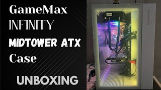 GameMax Infinity ATX Full Tower Gaming Case – White Unboxing [upl. by Elmer]