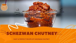 SCHEZWAN CHUTNEY  Bandanas Kitchen  Home made Recipe  Surat [upl. by Ahsil637]