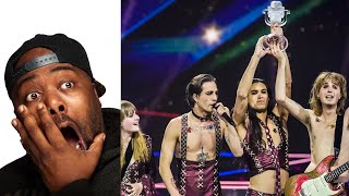 First Time Hearing Måneskin  Italy Eurovision 2021 I Wanna Be Your Slave amp Zitti E Buoni Reaction [upl. by Yole678]