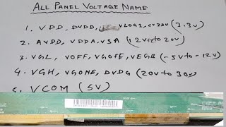 All Panel voltages name and Values Explain [upl. by Zined]