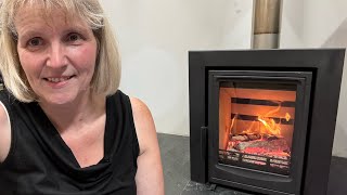 Ecoflame 4i Inset Stove  5kw Multi Fuel Stove  fits in 16” standard fireplace opening  Review [upl. by Ogait]